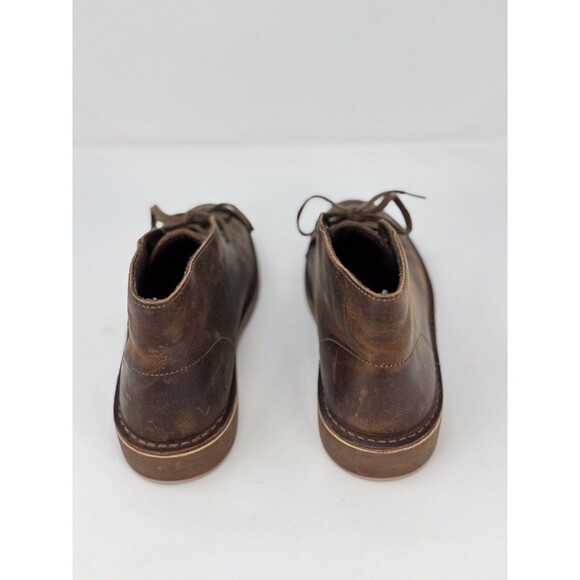 Clarks Womens Desert Boots Brown Leather Chukka Beeswax Ankle Bootie US 8.5 M - Picture 6 of 8